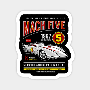 Mach 5 Sticker